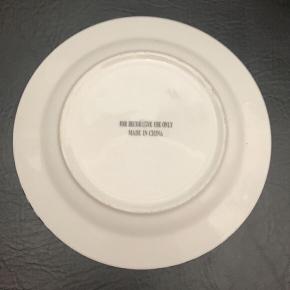 Rooster Country Farmhouse Windmill Checkerboard Trimmed 8 Inch Round Decor Only - Picture 3 of 4